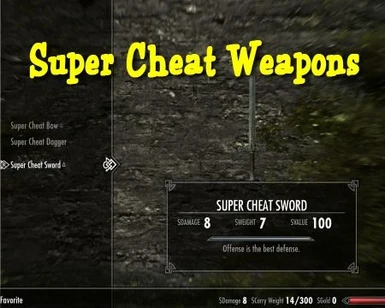 Super Cheat Weapons