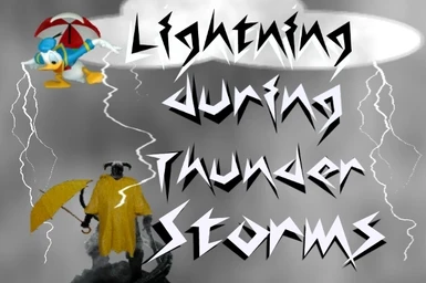 Lightning during Thunder Storms