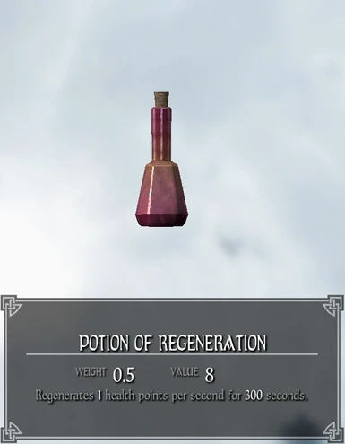 Potions of Regeneration Fix For Non-Healrate Players