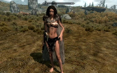my etain player with fur armor