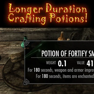 Longer Duration Crafting Potions