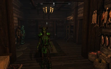 Green lady armor