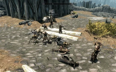 Violence Spills Out Into the Streets of Whiterun