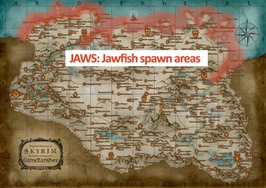 jaws of extinction map