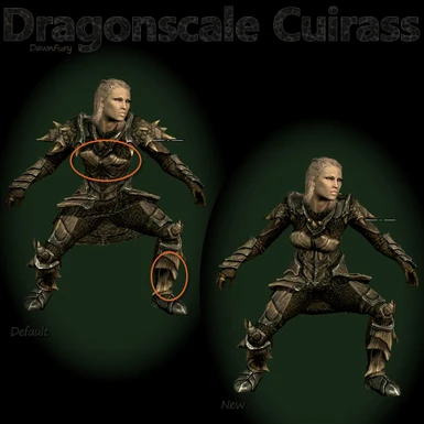 Dragonscale Armour - Crouch Comparison