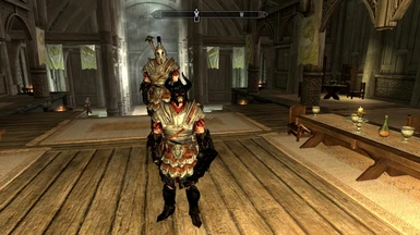 Imperial Shadowbane Cuirass with Shadow Beast Mage Helmet and Gloves and Boots and Shield