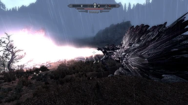 With Behemoth The Feathered Dragon and Skyrim Monster Mod