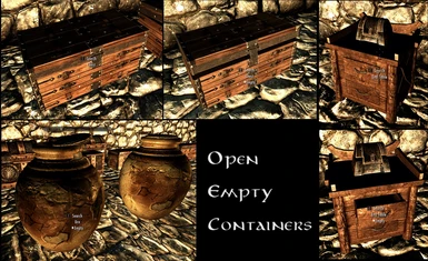 Open Empty Containers