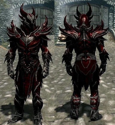Blood Metal Daedric Armor