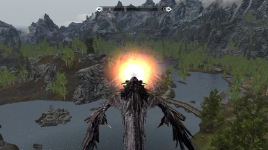 Behemoth using Dragon Breath in Flyable Dragon Races 3