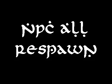 NPC All Respawn