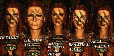 5 Aelas for comparison with RealVision - RLO - Mature Skin - Better Freckles - Freckles for Females