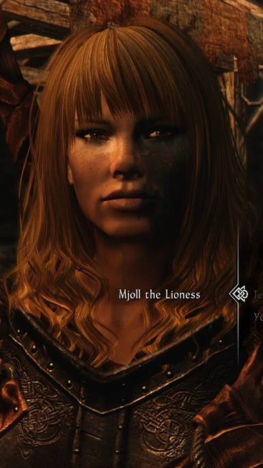 Custom Lore-friendly Mjoll based on The New Mjoll by Beans - RealVision ENB RLO COT Mature Skin Freckles for Females