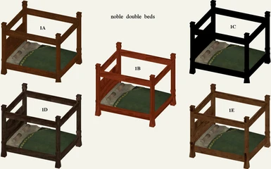 noble double beds