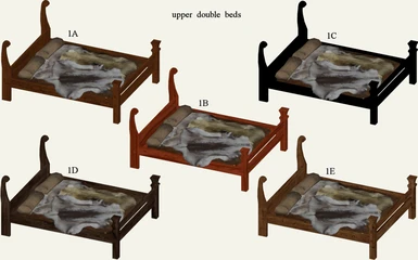 upper double beds