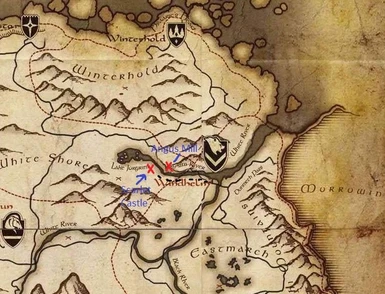 Location of the Scarlet Castle and Portal to Azeroth