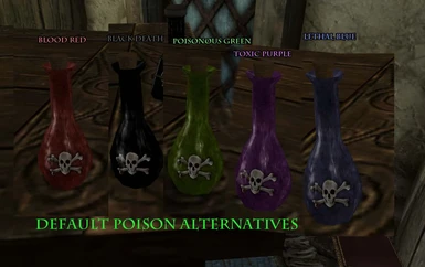 Alternative Default Alchemy Poisons