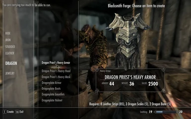 Craft Dragon Priests Heavy Armor