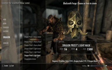 Craft Dragon Priests Light Mask