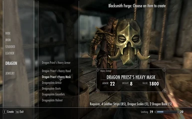Craft Dragon Priests Heavy Mask