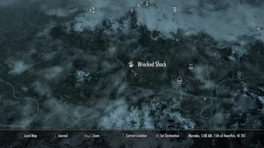 Wrecked Shack Location