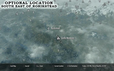 OPTIONAL RORIKSTEAD LOCATION MAP
