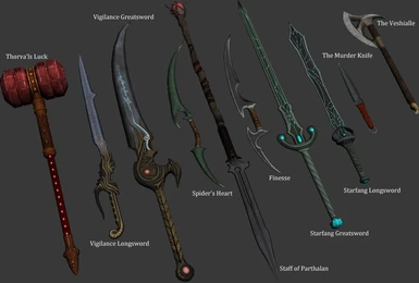 dragon age origins weapons