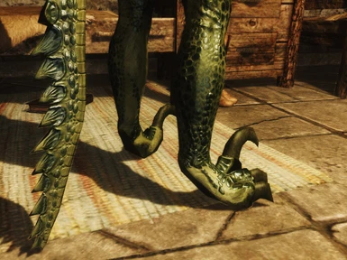 Argonian Raptor Feet Mod