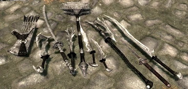 Dragonbone Weapons cloud retexture except bow full view