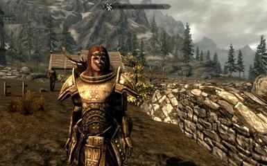 Aela With Dwarven Armour