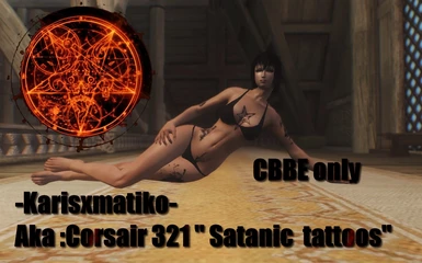 Karisxmatiko Satanic Tattoo for CBBEv3