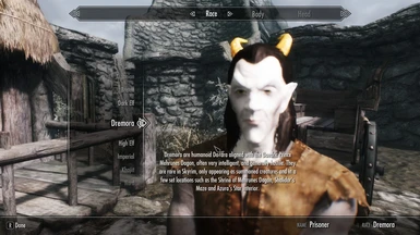 Compatible with playable Dremora mods