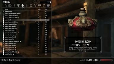 Potion Of Blood