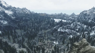 Location - View of Falkreath from the camp