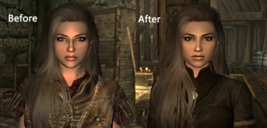 Before and After -With Slight Facial Changes-