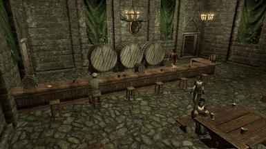 Bar inside the castle