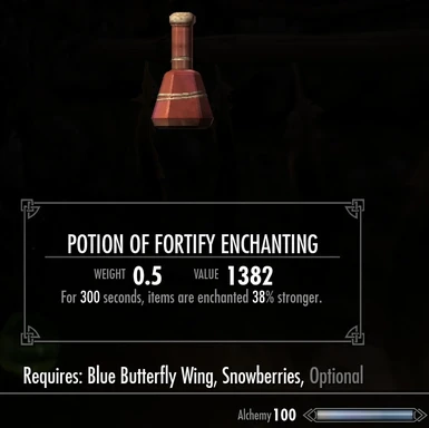 Increased enchanting and smithing potion duration