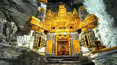Golden Markarth and Dwemer ruins by css0101 HD Remastered
