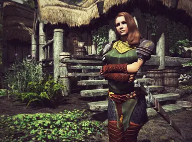 Shelyn in Riverwood - still enjoying this mod