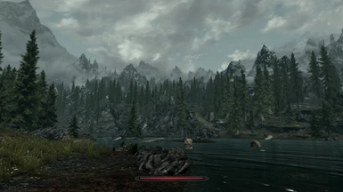 Second image with this mod Another better Mountains