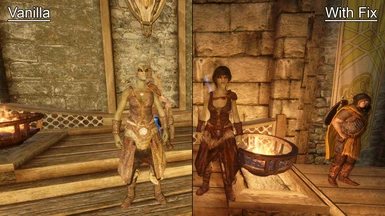 This fixes orc female stance