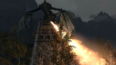 The dragon burns other stuff