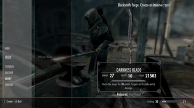 Darkness blade
