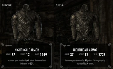 Armor Before and After