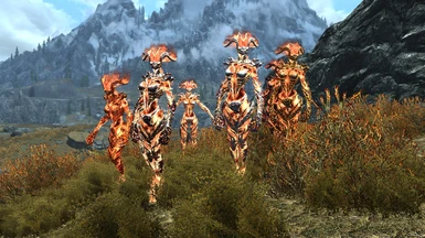 Flame and Frost Atronach Textures for Automatic Variants