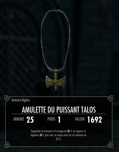 AMULET OF THE MIGHTY TALOS