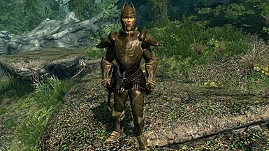 Gold Variant on Hallgarths Ayleid Style Elven Armor