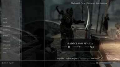 Blade of Woe Replica