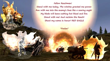 Faolan Red Eagle Forsworn King
