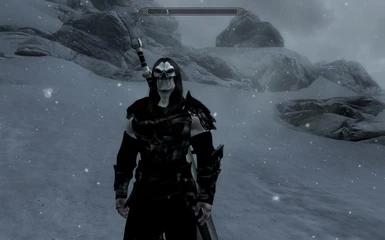 Snow elf version of Death with Overlord armor